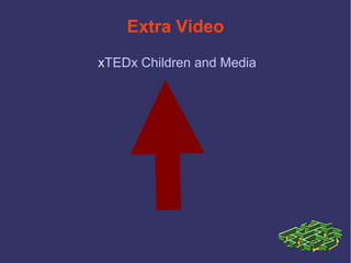 Extra Video
xTEDx Children and Media
 