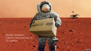 Retailer Amazone
5 billion cloud services of
22.3 billion
 