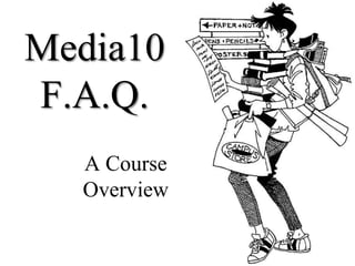 Media10
F.A.Q.
A Course
Overview
 