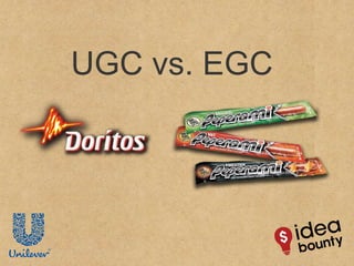 UGC vs. EGC 