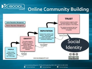 Online Community Building
 