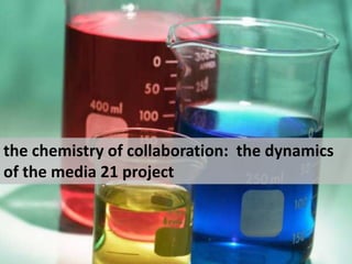 the chemistry of collaboration:  the dynamics  of the media 21 project
