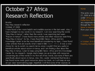 1.2.5 Demonstrate adaptability by changing the inquiry focus, questions, resources, or strategies when necessary to achieve success. 1.1.9 Collaborate with others to broaden and deepen understanding. 