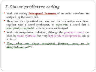 Audio and video compression | PPT