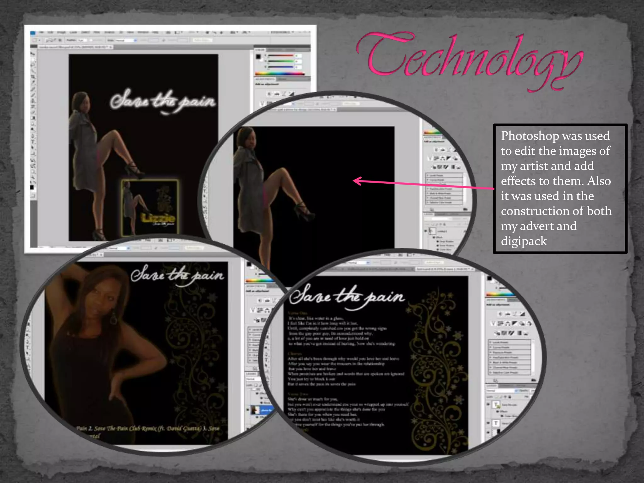 I found syncing the artist’s lips in time to the music a bit difficult as my artist had trouble miming the song even though it was played in the background of her shooting. However after slowing down some shots and making others faster I finally made the artist move her lips in time to the lyrics. It is vital that the artist’s lips did sync with the music to keep the continuity of the video flowing otherwise it will not allow the audience to understand the lyrics and it will not have the same powerful effect.An external hard drive and USB flash drive was used to store and transport my media products (both video and digipack and advert) to and from different computers. This allowed me to constantly edit my product  and allowed me to show my various products to different people at different times which in turn allowed me to gain even more audience feedback.Through the use of broadband and the USB flash drives I was able to stream my media products through sites such as www.youtube.com allowing even more access to my media product, promoting it as well as getting audience feedback from it.