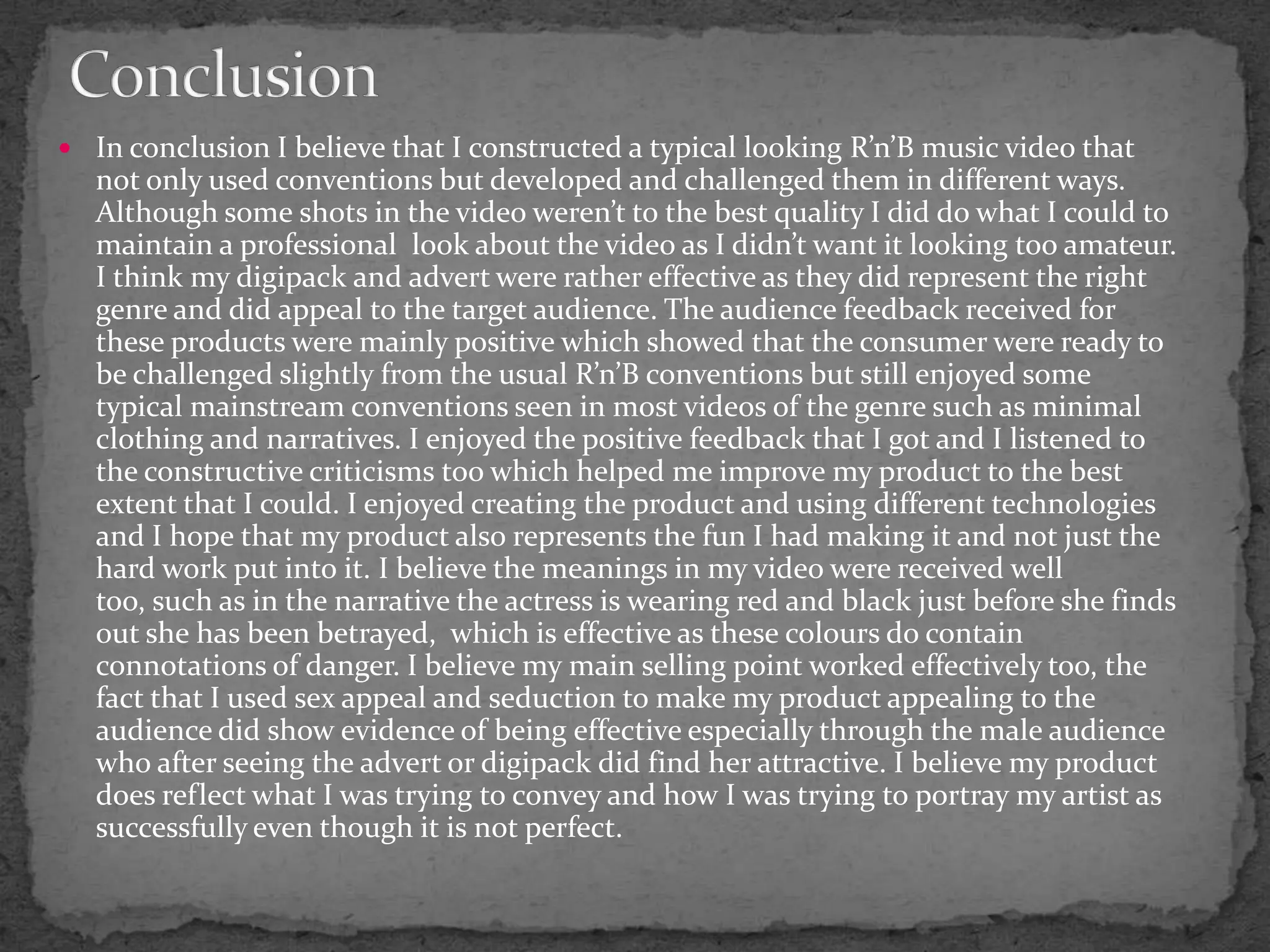 The internet, especially search engines such as google,  allowed me to look further into what my target audience wants and usually looks for as well as allowing me to see other examples of A2 media coursework's from previous years which guided me . 