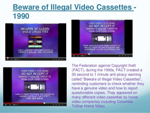 Federation Against Copyright Theft History of Anti-Piracy Campaigns