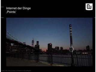Internet der Dinge
‚Points‘

Quelle: http://www.youtube.com/watch?v=mEvc0RjghbY

 
