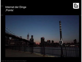 Internet der Dinge 
‚Points‘ 
Quelle: http://www.youtube.com/watch?v=mEvc0RjghbY 
 
