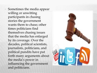 Media In Government Media and government | PPTX