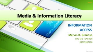 MEDIA AND INFORMATION LITERACY (MIL) | PDF