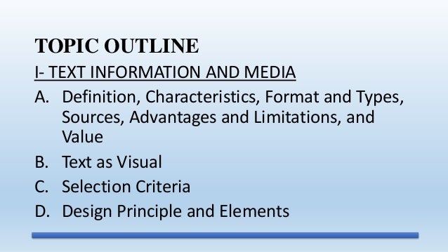 media and information literacy mil text information and media pa text format definition