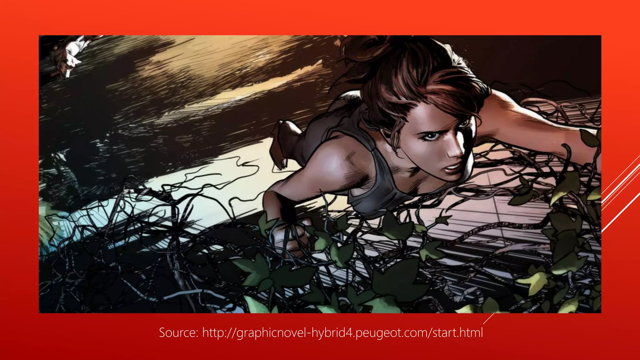 Source: http://graphicnovel-hybrid4.peugeot.com/start.html
 