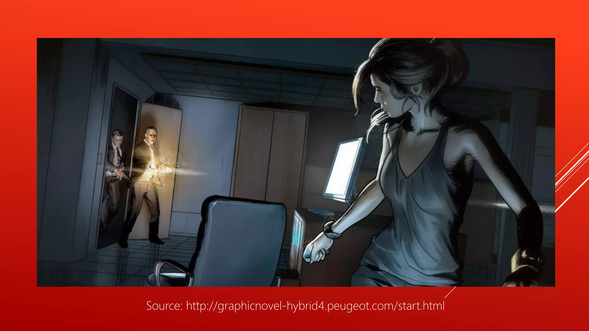 Source: http://graphicnovel-hybrid4.peugeot.com/start.html
 