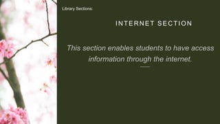 INTERNET SECTION
Library Sections: