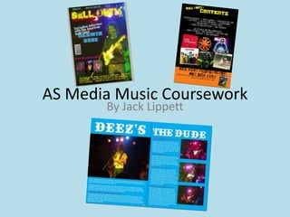 AS Media Music Coursework  By Jack Lippett 