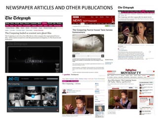NEWSPAPER ARTICLES AND OTHER PUBLICATIONS

 