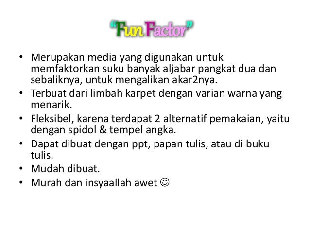 Media belajar matematika