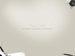 CUSTOMER'S SATISFACTION IS OUR PROMISE 