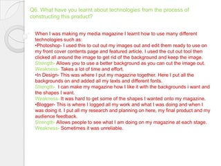 A medium shot has been used for my image using direct address to draw the reader in.