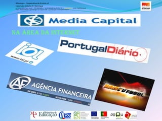  O grupo Media Capital anunciou a aquisição da Plural Entertainment, produtora audiovisual detida pela Prisa, grupo de media espanhol que controla a holding proprietária da TVI e da NBP.Alfacoop – Cooperativa de Ensino crlExternato Infante D. HenriqueAvª Comendador Padre David  |  4709-008 Ruílhe  |  Tel.253 959 000 Fax.253 951 701  |   www.eidh.eu    email: cfa@alfacoop.ptEIXO 2.  Adaptabilidade e Aprendizagem ao Longo da Vida  |  2.2 Educação e Formação de Adultos As gerações mais antigas lembram-se do logótipo da Castello Lopes em muitos filmes que marcaram uma época de ouro no panorama do cinema em Portugal. A mais antiga distribuidora de filmes em Portugal foi fundada em 1916. Revolucionou os hábitos lisboetas ao inaugurar a primeira grande sala de cinema – o hoje encerrado Condes. Hoje em dia está associada no grupo económico Media Capital, que inclui a editora discográfica Farol, a TVI, Media Capital Rádios (que inclui a Rádio Comercial, entre outros), o portal da Internet IOL e várias publicações.Alfacoop – Cooperativa de Ensino crlExternato Infante D. HenriqueAvª Comendador Padre David  |  4709-008 Ruílhe  |  Tel.253 959 000 Fax.253 951 701  |   www.eidh.eu    email: cfa@alfacoop.ptEIXO 2.  Adaptabilidade e Aprendizagem ao Longo da Vida  |  2.2 Educação e Formação de AdultosTrabalho elaborado por:António VargasSérgio GomesSónia Carvalho