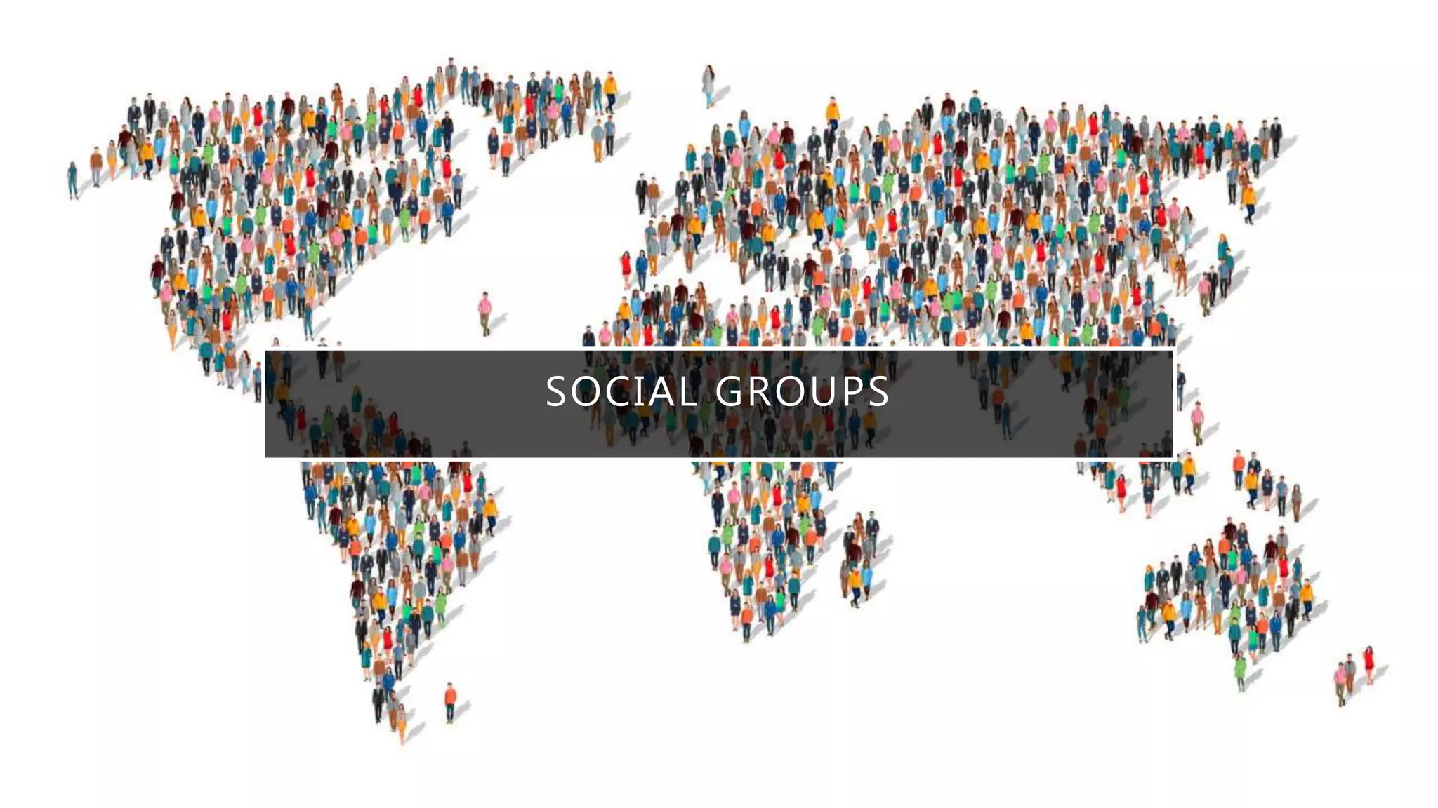 SOCIAL GROUPS
 