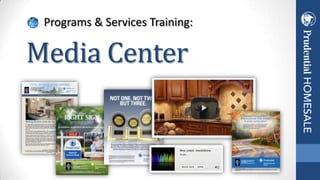 Programs & Services Training:

Media Center

 