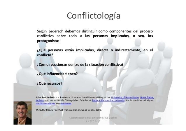 El conflicto, la conflictología y la mediación