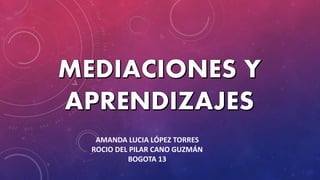 AMANDA LUCIA LÓPEZ TORRES
ROCIO DEL PILAR CANO GUZMÁN
BOGOTA 13
 