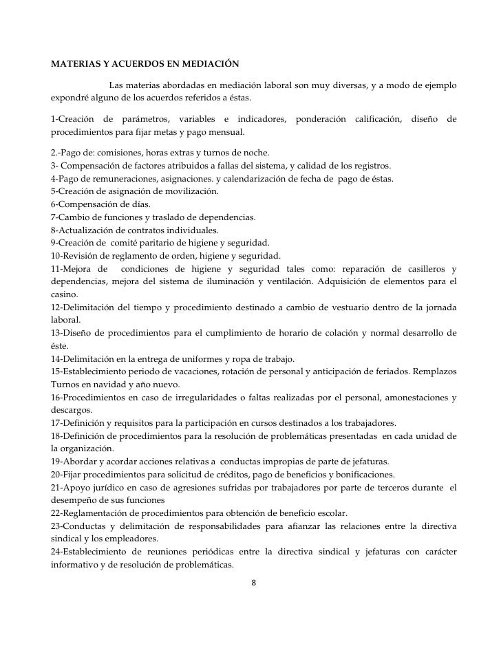 Mediacion y cambio