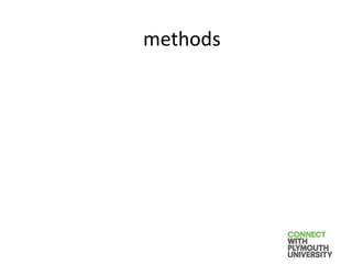 methods
 