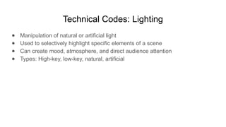 Media Codes and Convention in Media Info | PPTX