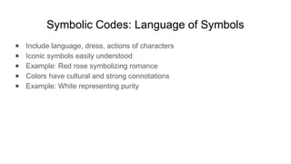 Media Codes and Convention in Media Info | PPTX