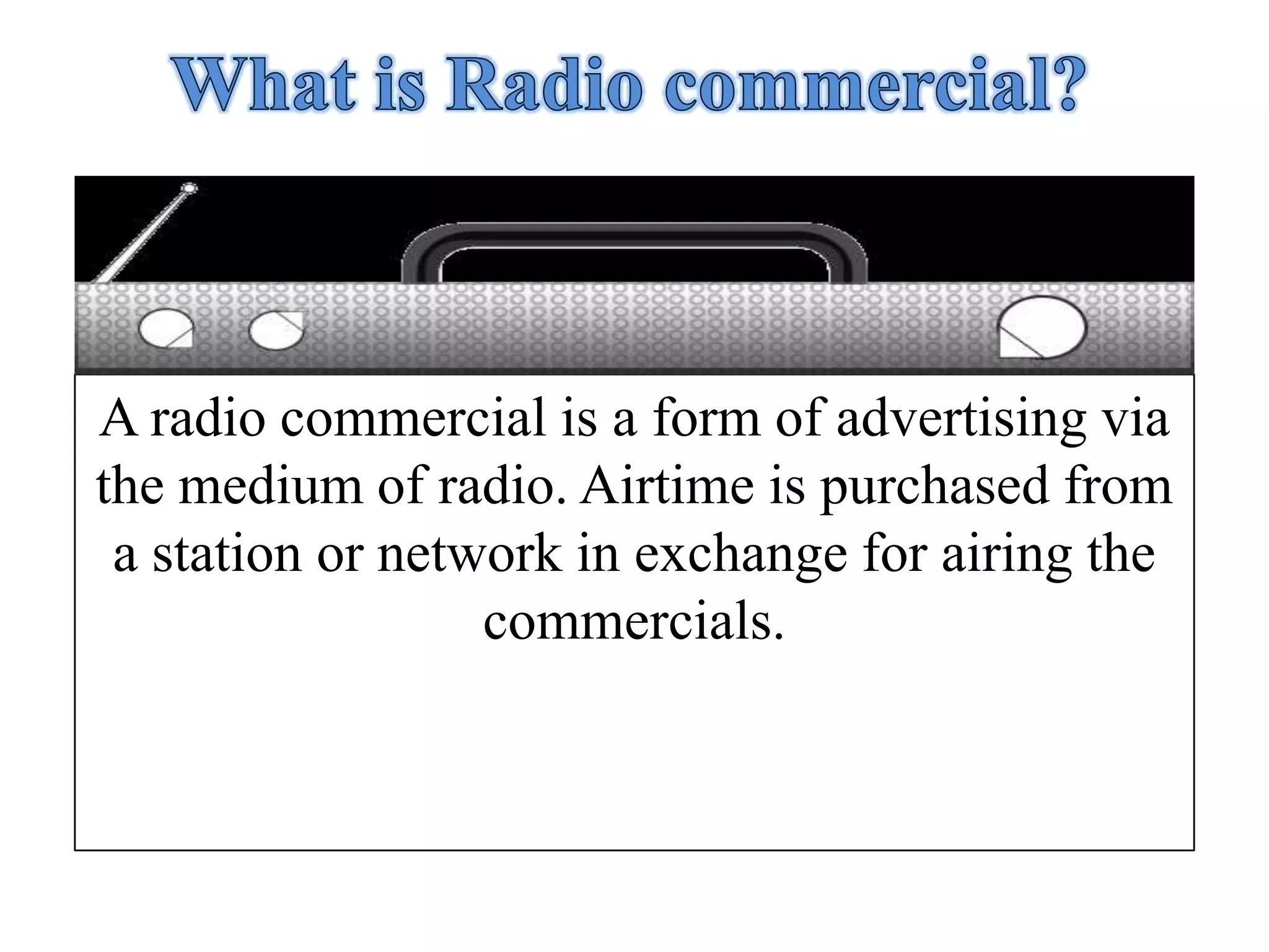 Radio Commercial PPTX Advertising Industry Industries radio-commercial-pptx-advertising-industry-industries