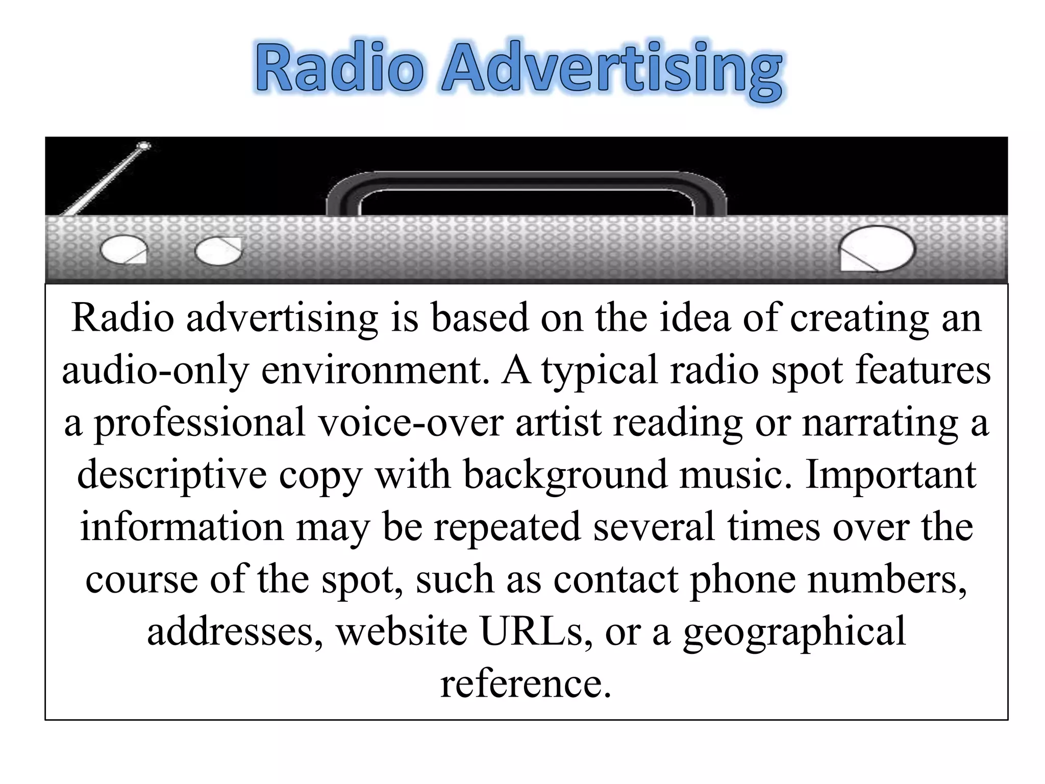Radio Commercial PPTX Advertising Industry Industries radio-commercial-pptx-advertising-industry-industries