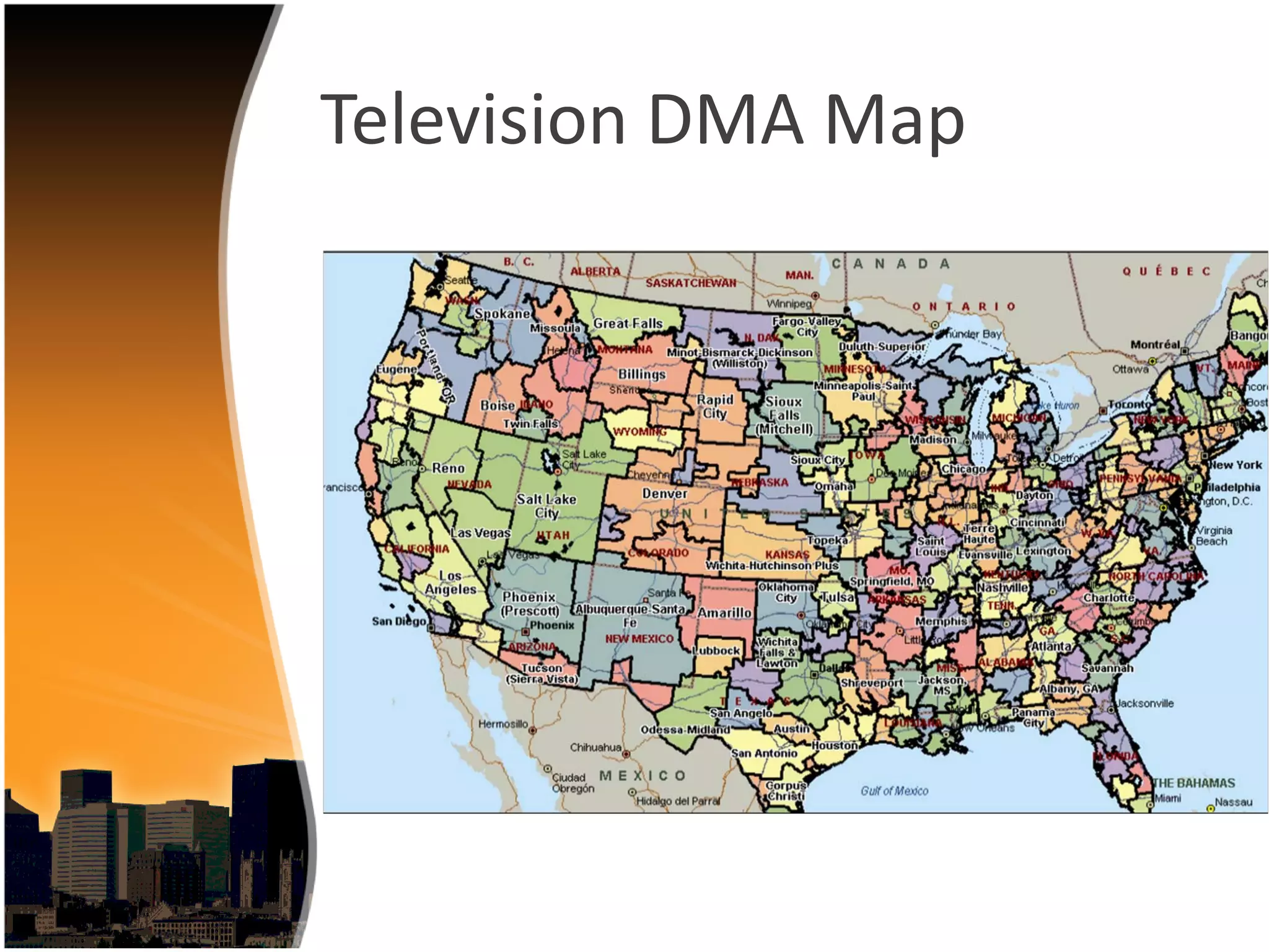 Television DMA Map
 