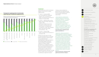 Медиапотребление в России / Ключевые тенденции
Оснащенность домов россиян техническими
средствами для потребления медиаконтента
ТЕНДЕНЦИИ
Имеются ли у Вас перечисленные технические устройства?
Если имеются, как Вы их используете?
Среди множества устройств, которыми
владеют жители России, в тройку
лидеров входят:
•• 1–е место – телевизор (98%):
почти все владельцы телевизора
говорят о том, что смотрят его.
Индекс пользовательской активности
находится на уровне 89%.
•• 2–е место – смартфон (81%), ноутбук
(80%), компьютер (79%) и мобильный
телефон (79%):
мобильным телефоном россияне
пользуются несколько реже, чем
компьютером и ноутбуком (57%
по сравнению с 69% и 70%). Смартфон
имеет самый высокий индекс
использования – 77%.
•• 3–е место – планшет (63%):
индекс пользовательской активности
составляет 47%.
В целом, если еще пару лет назад
на характер медиактивности большее
влияние оказывала интернетизация,
то на сегодняшний день
преобладающей тенденцией является
мобилизация медиапотребления.
Стратегия Mobile first (разработка
продуктов в первую очередь
для мобильных платформ) актуальна
для всех игроков медиарынка в России,
когда новые продукты прежде всего
разрабатываются и адаптируются
для смартфонов. Несмотря на эту
тенденцию эксперты отмечают, что люди
пока не готовы полностью отказаться
от клавиатуры и удобства ноутбука.
Поэтому стратегия Mobile first
для большинства представителей
бизнеса на рынке медиа не является
исключающей стационарные
компьютеры.
30
DVD,видеомагнитофон
-4
70
Игроваяприставка
14
56
Электроннаякнига
28
39
Автомагнитола
45
21
Мобильныйтелефон57
20
Ноутбук,нетбук
70
54
Портативныйплеер
(Mp3плеер,айпод,др.)
11
41
Музыкальныйцентр
22
28
Радиоприемник
40
37
Планшет
47
21
Компьютер
69
19
Смартфон
77
2
Телевизор
89
Есть устройство Нет устройства Индекс использования
70
30
44
61
79
80
46
59
72
63
79
81
98
«Сейчас диджитал продуктологи
переориентируются на мобильные
устройства. Mobile first, – это тренд,
когда компании все свои продукты
изначально ориентируют
и разрабатывают для мобильного
использования и только потом
переходят на разработку десктопной
версии. Если говорить о цифрах, то у нас
примерно 45% пользователей заходят
на ресурсы с мобильных устройств».
Анна Никулина, коммерческий
директор Rambler.ru
«Казалось бы, стремительный рост
медиапотребления с мобильных устройств
подтвержден всеми возможными цифрами,
да и, в целом, очевиден. Но успевает ли бизнес
за изменившимися реалиями? Не всегда.
Простая иллюстрация: прошлым летом
мы посмотрели сайты топовых банков
и обнаружили, что более чем у трети
нет мобильной версии сайта. При этом
мы видим, что люди делают все больше
поисковых запросов о кредитах, вкладах,
картах именно со смартфонов, а количество
и качество рекламных инструментов,
которые позволяют работать с этим
пользовательским спросом, постоянно
растет».
Максим Гришаков, коммерческий
директор компании «Яндекс»
21
01 Вступительное слово
Распределение
медиапотребления
Отношение к российским
и иностранным СМИ
Частота посещения
интернет–ресурсов
Источники медиаинформации
по уровню доверия
Отношение к рекламе: категории
продуктов в рекламе
Отношение к рекламе:
полезность
Отношение к рекламе:
лояльность
Востребованность функций
смартфонов
Оснащенность домов россиян
техническими средствами
Отношение к техническим
новинкам
Медиаактивность в России
Информационный контент
и особенности его потребления
Изменение медиаактивности
за 2014–2016 годы
03 Ключевые выводы
02 Методология исследования
Показатели
медиапотребления в России04
Технологический аспект
медиапотребления05
Медиапотребление
россиян в цифрах06
Контакты07
 