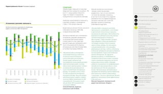 Медиапотребление в России / Ключевые тенденции
Отношение к рекламе: лояльность
ТЕНДЕНЦИИ
Как Вы относитесь к рекламе по телевизору,
радио, в печатных СМИ, Интернете?
Общий индекс лояльности к рекламе
среди россиян находится на уровне –7%
(на 2 п. п. выше уровня прошлого
года), что говорит о сохранении
отрицательного отношения к рекламе.
Наиболее низкой является лояльность
к рекламе на радио и телевидении
(–16% и –17% соответственно).
Более лояльно жители России относятся
к рекламе в печатных СМИ (3%)
и наружной рекламе (9%).
Эксперты отмечают рост негативного
отношения к рекламе прежде всего
из-за ее высокой концентрации
и агрессивности. Как следствие
данной тенденции наблюдается рост
числа пользователей Интернета,
блокирующих рекламу (посредством
установки программы Adblock).
Россия
Женский
20-24лет
30-34лет
40-44лет
50-54лет
Мужской
16-19лет
25-29лет
35-39лет
45-49лет
55-59лет
60-64лет
65летистарше
Реклама по телевизору
Реклама по радио
Реклама в печатных СМИ
Наружная реклама
Реклама в Интернете
Средний индекс лояльности к рекламе
-16
3
-17
-14
9
-9
9
-12
-14
15
-16
-5
-36
5
-8
9
-16
-16
14
-19
3
-19
-9
8
-24
3
-20
-9
16
-24
-4
-23
-15
3
10
6
-16
4
-2
5
-14
-21
11
-12
2
-17
-2
15
-20
-2
-17
-11
7
-22
11
-18
-9
5
-38
-6
-30
-13
-5
-42
8
-38
-10
21
-3-7 -2
-10
-3
-7 -7
-12
0
-4
-3
-9 -7
-18
-12
«Рекламная модель в Интернете
испытывает большие сложности
по причине наличия большого
количества агрессивной рекламы.
Youtube вызвал недовольство
пользователей нескончаемой рекламой
перед просмотром видео, поэтому
именно этот фактор можно считать
основным катализатором роста
числа пользователей, блокирующих
рекламу. По оценкам, в России около
10-15% пользователей Интернета
блокируют рекламу. Нашу же целевую
аудиторию можно назвать сложной,
поскольку Adblock применяют до 25%
пользователей. Есть рынки в мире
где уже более 50% пользователей
используют AdBlock».
Алексей Аметов, издатель
компании Look At Media
«Реклама будет становится все более
персональной и управляемой, и это должно
в перспективе положительно повлиять
на лояльность аудитории. Уже сегодня есть
возможность автоматически без участия
человека генерировать объявления.
Яркий пример – смарт-баннеры, которые
сами выбирают из базы рекламодателя
те товары, которые стоит показать
именно этому человеку. Но очень важно,
и для рекламодателей, и для площадок,
размещающих рекламу, следить за балансом,
не допуская чрезмерного рекламного давления
на пользователей. И речь не об отдельных
каналах (Интернете, ТВ, наружной
рекламе или радио), а о необходимости
построения единой экосистемы, в которой
станет возможным управлять частотой
коммуникации во всех медиа. Например,
избавить пользователя от раздражающего
пятидесятого просмотра одного и того
же неактуального для него рекламного
ролика. Персонализация, автоматизация
производства объявлений разных форматов,
кросс-канальный подход к коммуникации
с клиентами – все это в перспективе сделает
маркетинг значительно более эффективным.
И деликатным».
Максим Гришаков, коммерческий
директор компании «Яндекс»
Мнения экспертов относительно
текущего качества рекламы
разделилось: часть из них полагают,
что качество рекламы снизилось,
в частности из-за простоты создания
рекламы в сети, в то время как другие
эксперты отмечают рост качества
рекламы, контента и креатива
в рекламной индустрии.
24
01 Вступительное слово
Распределение
медиапотребления
Отношение к российским
и иностранным СМИ
Частота посещения
интернет–ресурсов
Источники медиаинформации
по уровню доверия
Отношение к рекламе: категории
продуктов в рекламе
Отношение к рекламе:
полезность
Отношение к рекламе:
лояльность
Востребованность функций
смартфонов
Оснащенность домов россиян
техническими средствами
Отношение к техническим
новинкам
Медиаактивность в России
Информационный контент
и особенности его потребления
Изменение медиаактивности
за 2014–2016 годы
03 Ключевые выводы
02 Методология исследования
Показатели
медиапотребления в России04
Технологический аспект
медиапотребления05
Медиапотребление
россиян в цифрах06
Контакты07
 