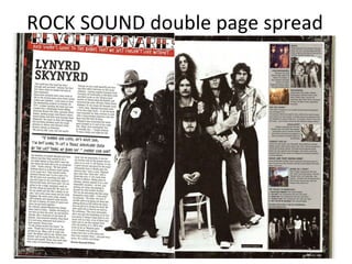 ROCK SOUND double page spread 
