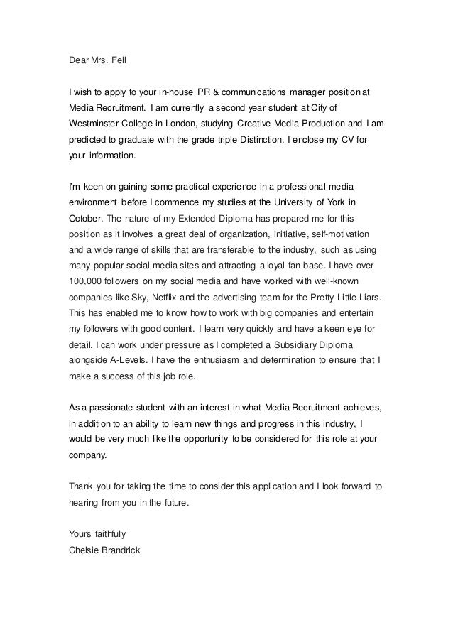 i look forward to hearing from you cover letter