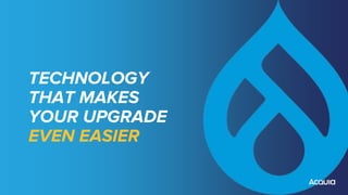 TECHNOLOGY
THAT MAKES
YOUR UPGRADE
EVEN EASIER
 