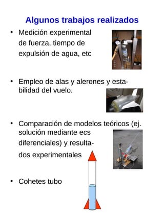 La construcción de un cohete de agua y su aplicación didáctica