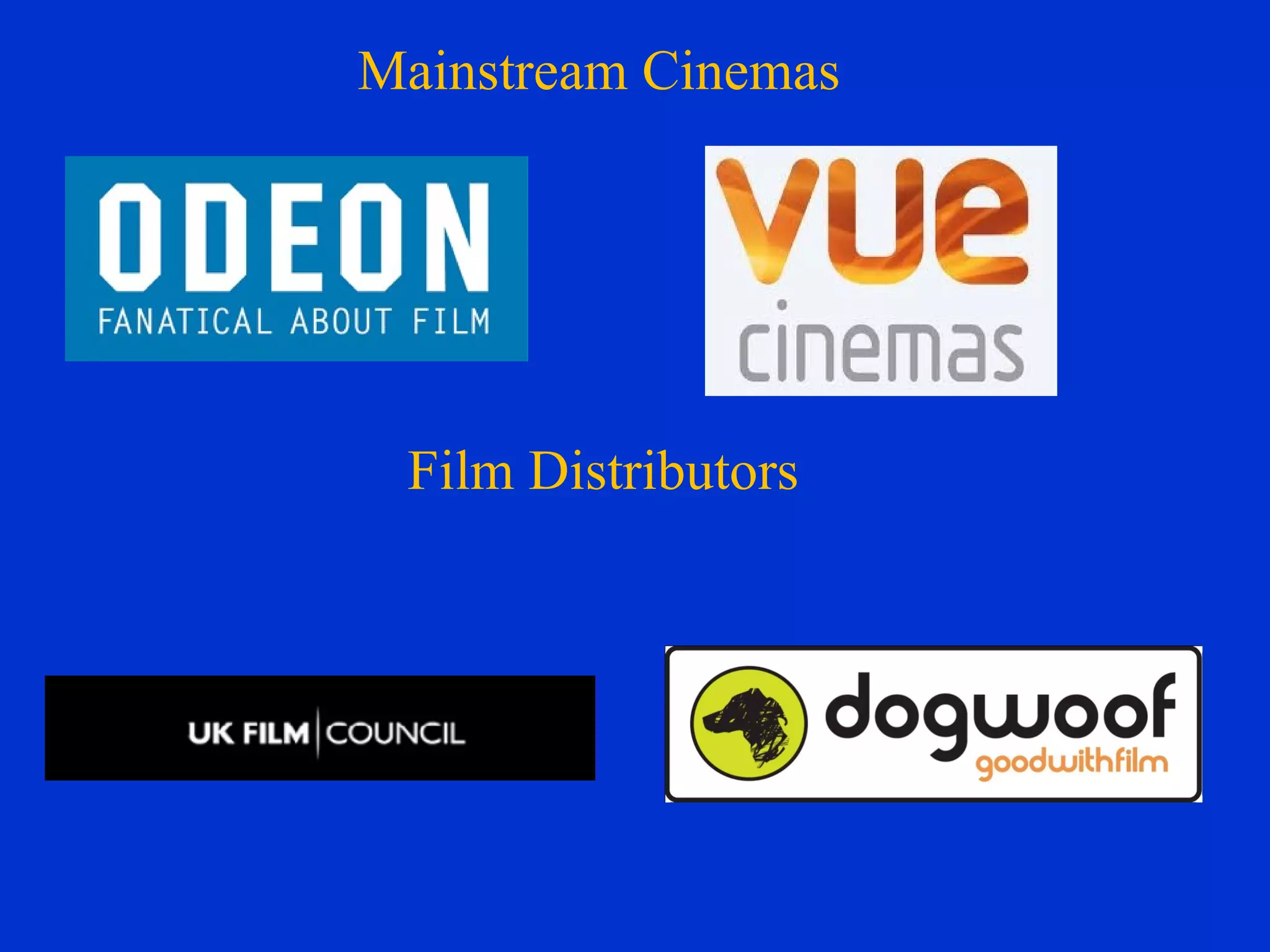 Mainstream Cinemas Film Distributors 