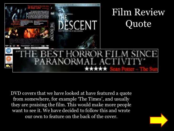 Media dvd cover analysis