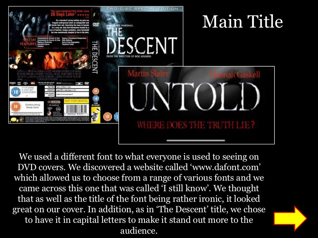 Media dvd cover analysis