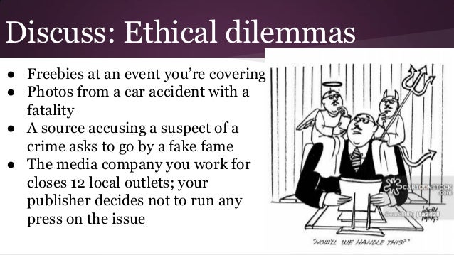 Journalism ethics freebies