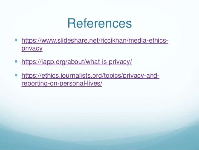 Limitation theory of privacy image