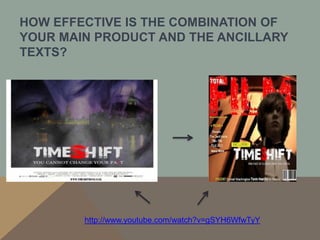 HOW EFFECTIVE IS THE COMBINATION OF
YOUR MAIN PRODUCT AND THE ANCILLARY
TEXTS?




        http://www.youtube.com/watch?v=gSYH6WfwTyY
 