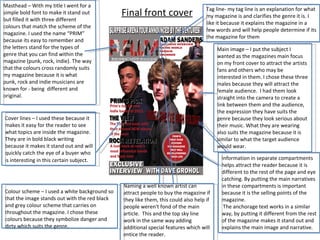 Media evaluation final