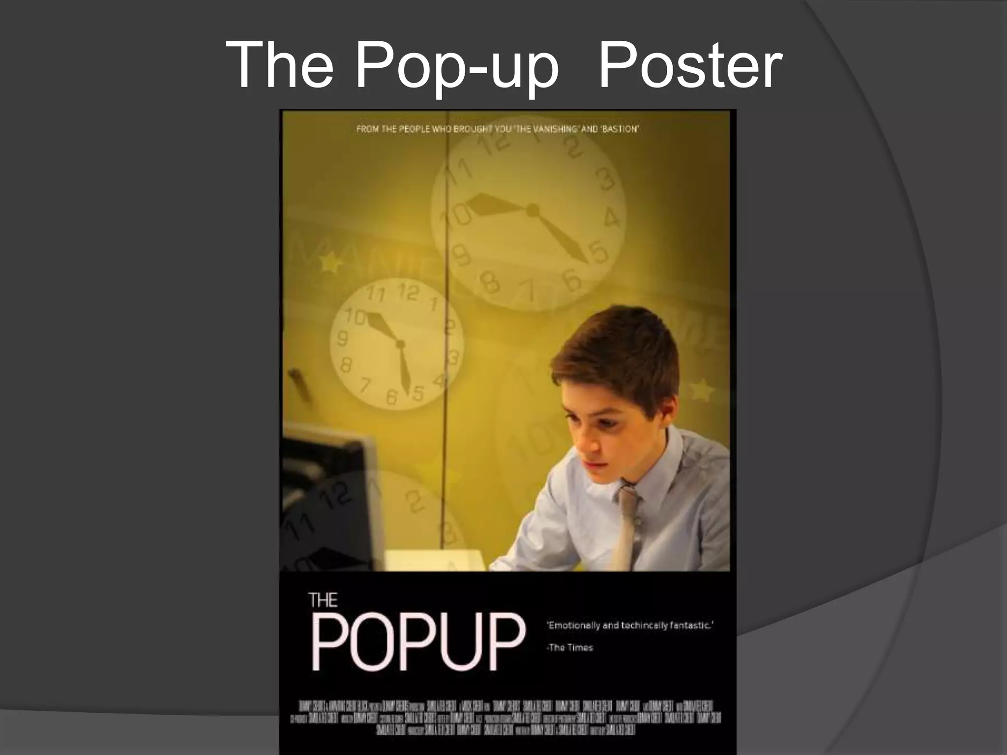 The Pop-up  Poster